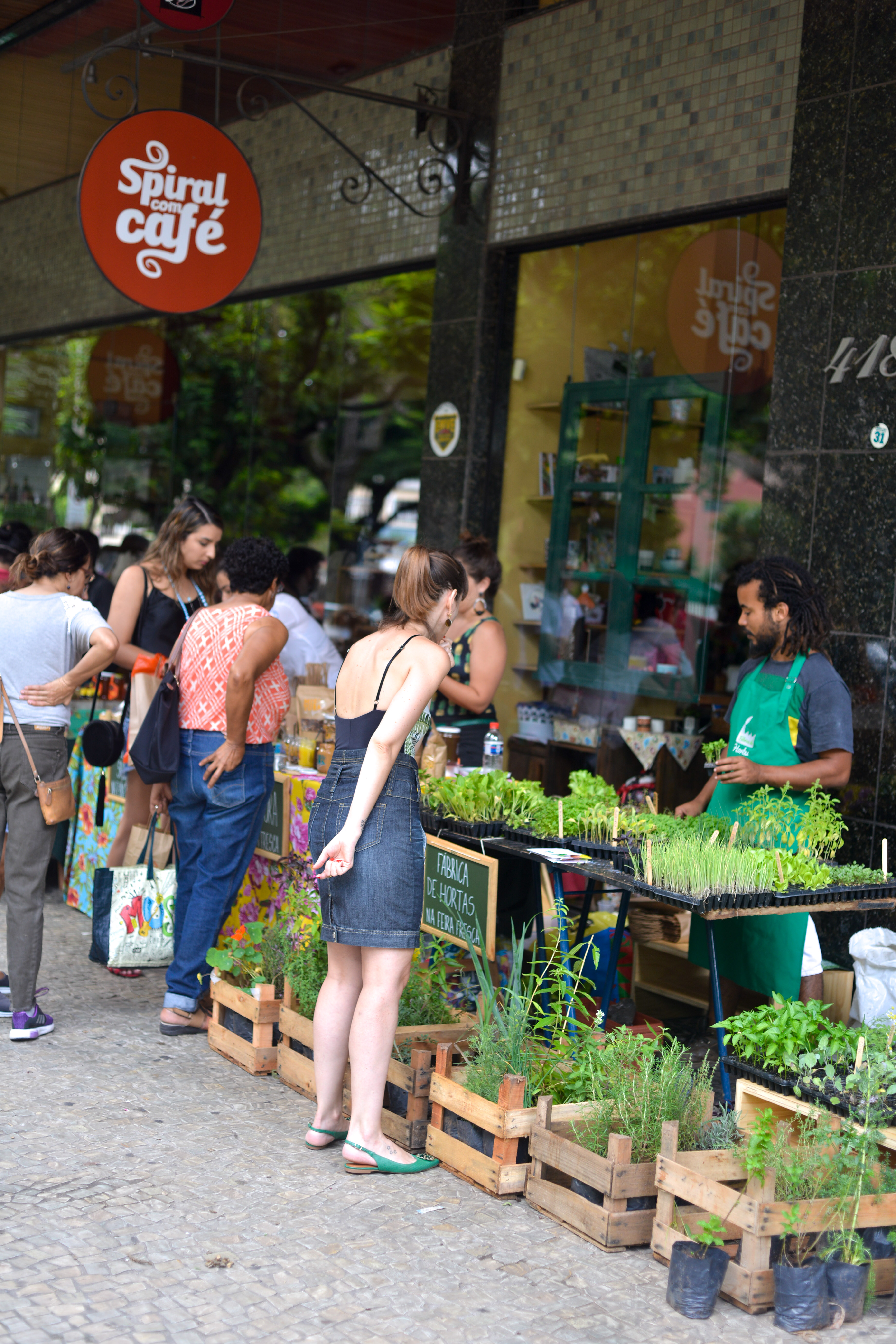 Feira Fresca no Spiral com Café